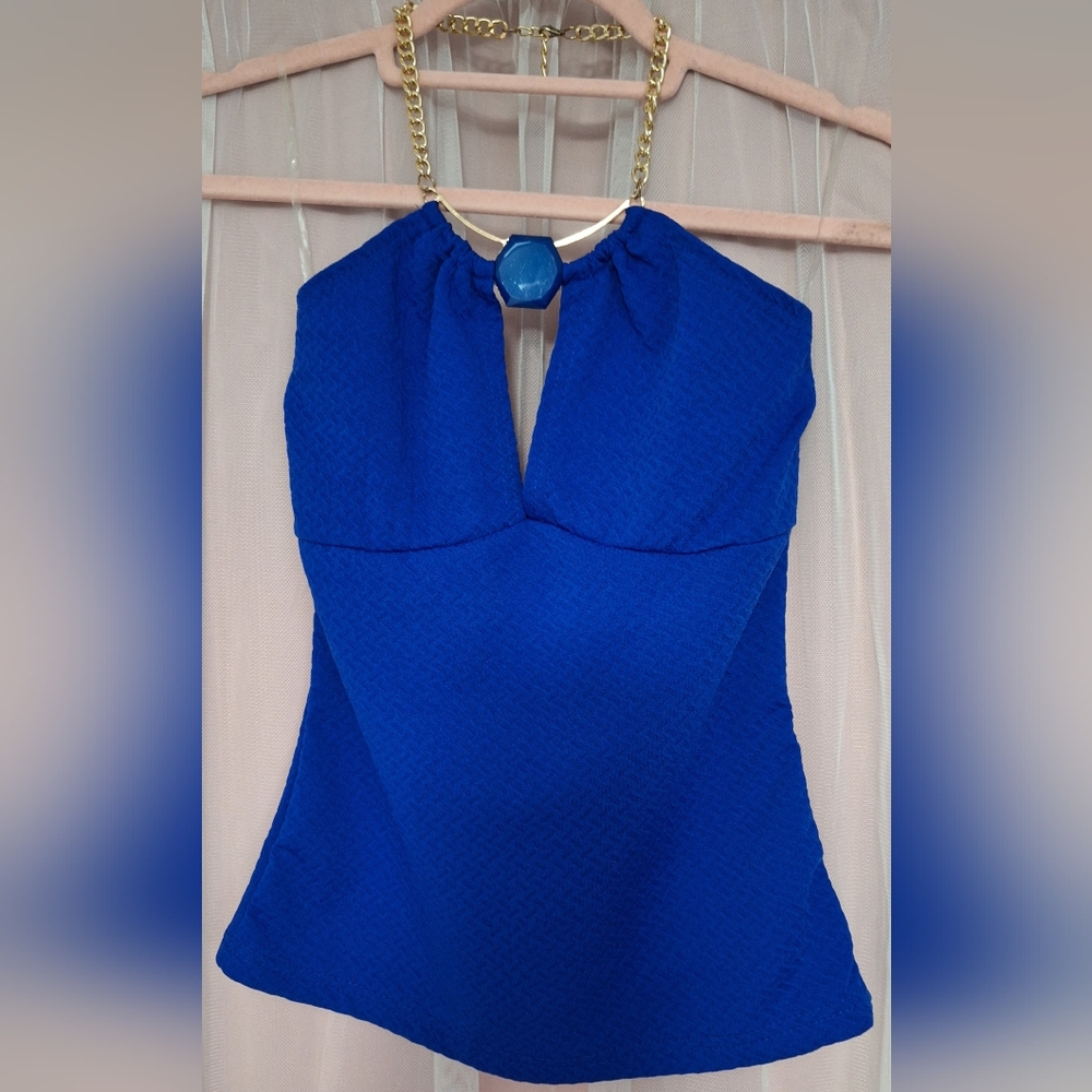 Love Women's Blue Tank Top